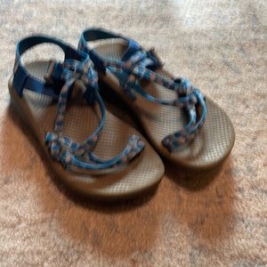 Chaco Z-Cloud X Patch Blue & Grey Sandals Size 7